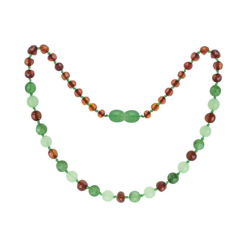 Amberos Barnsteen ketting baby/peuter Honey