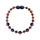 Cognac/lapis lazuli