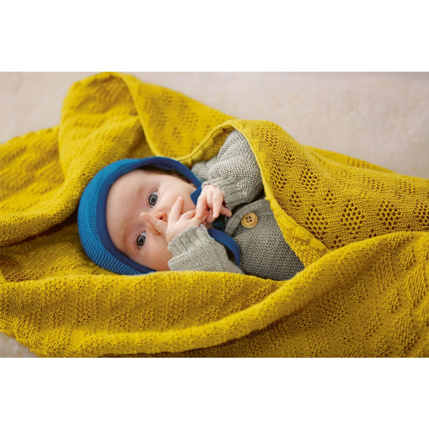 Disana Baby deken wol gebreid koop bij Baby Natura!