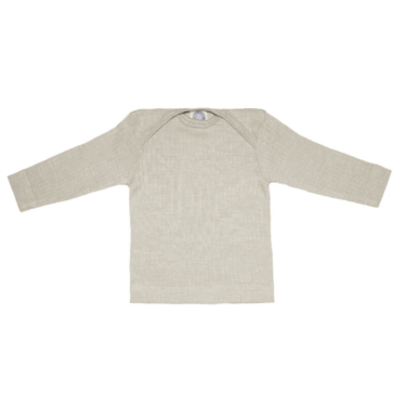 Cosilana Longsleeve wol zijde katoen baby grijs