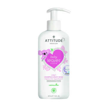 ATTITUDE Baby Leaves 2in1 Shampoo & Body wash - parfumvrij