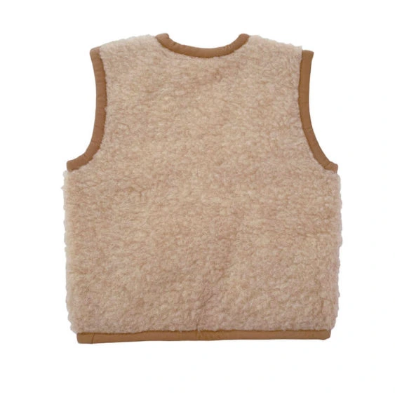 Bodywarmer kind van wol - Alpen junior Beige