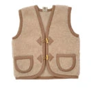 Bodywarmer kind van wol - Alpen junior Beige