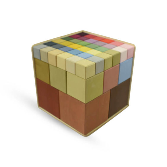 Houten blokken in kubus - Big Triple