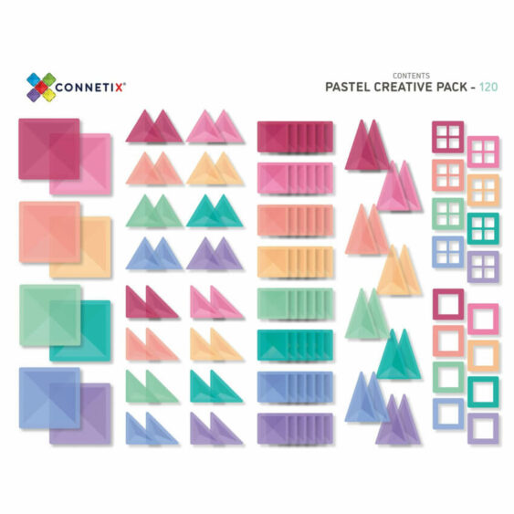 Pastel creative pack - 120 delig