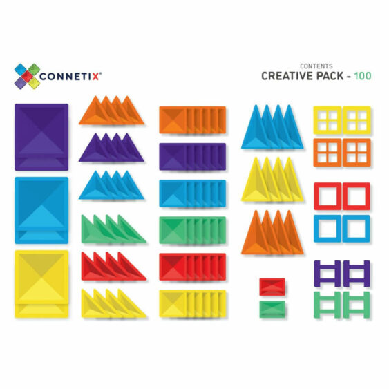 Regenboog creative pack - 100 delig