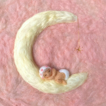 Het wol feetje Toverplaat Baby roze