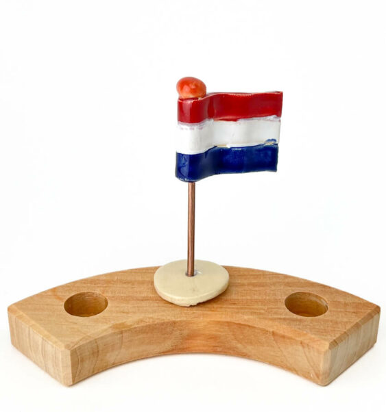 Nederlandse vlag steker