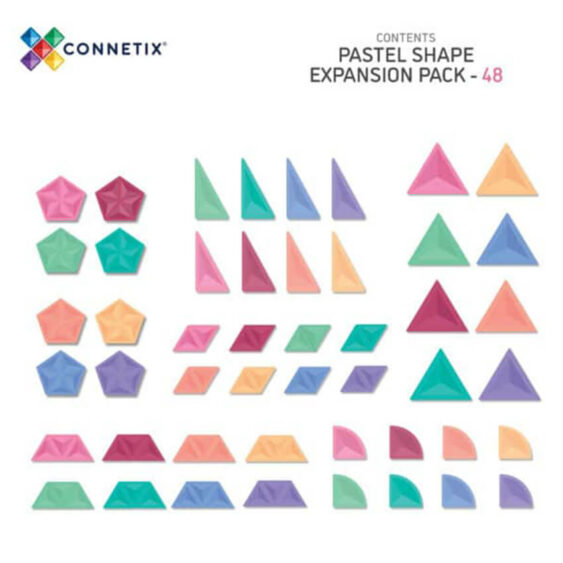 Pastel shape expansion pack - 48 st