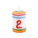 Klein dappertje Verjaardagskaars cijfer 7