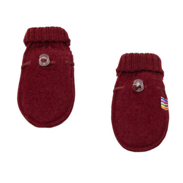 Joha Baby wantjes wolfleece - Bordeaux (limited edition)