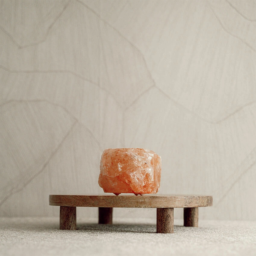 Baby Natura Himalayazout theelichthouder rood