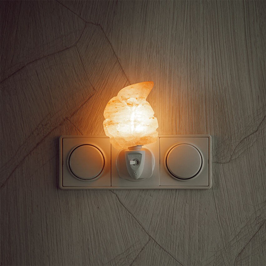 Baby Natura Himalayazout nachtlampje blad Baby Natura Himalayazout nachtlampje blad