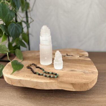 Baby Natura Seleniet toren ijsberg - 6cm