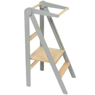 Baby Natura Houten opvouwbare leertoren - naturel