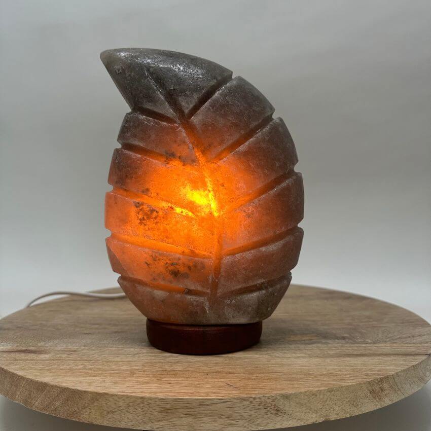 Baby Natura Himalaya zoutlamp blad grijs Baby Natura Himalaya zoutlamp blad grijs