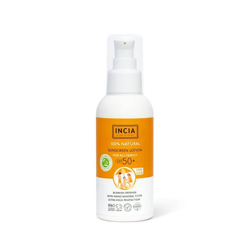 INCIA Natuurlijke Zonnebrandcrème (100ml)
