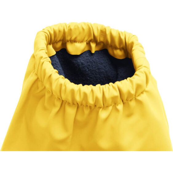 Playshoes Regenoverschoen met fleecevoering geel