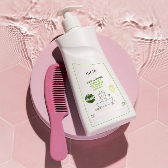 INCIA Natuurlijke kinder Shampoo zonder sulfaten en Parabenen (350ml)