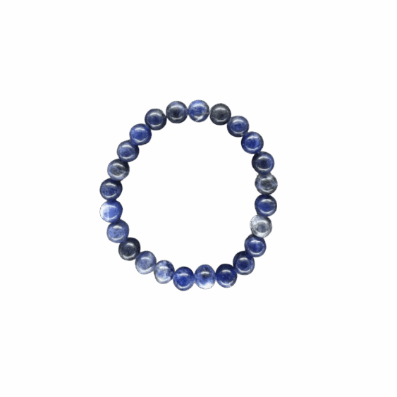 Baby Natura Sodaliet kogelarmband 6mm kind