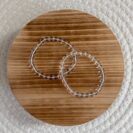 Baby Natura Tijgeroog kogelarmband 6mm kind