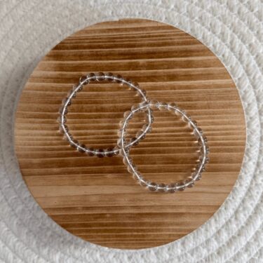 Baby Natura Tijgeroog kogelarmband 6mm kind