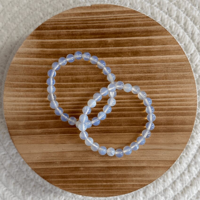Baby Natura Tijgeroog kogelarmband 6mm kind
