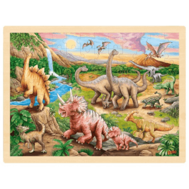 Goki Houten Puzzel Dinosaurusspoor
