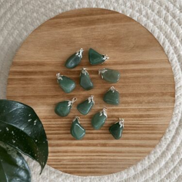 Baby Natura Groene Aventurijn edelsteen hanger – Geluk & Balans