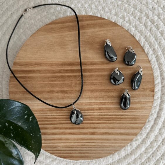 Baby Natura Rozekwarts edelsteen hanger - Liefde & Zachtheid