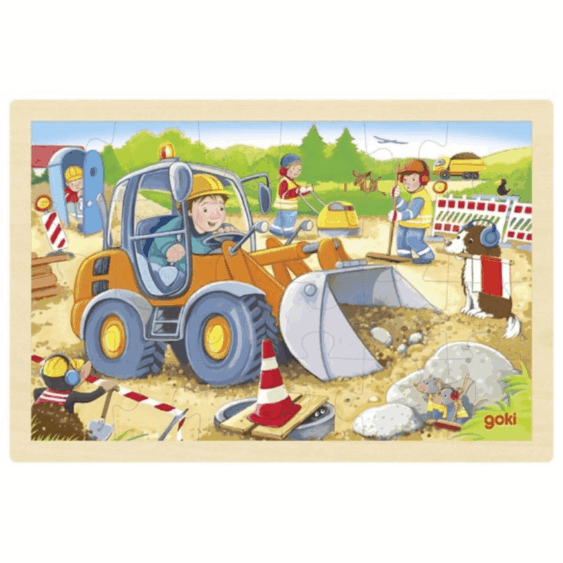 Goki Houten Puzzel Zee dieren