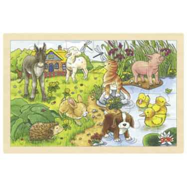 Goki Houten Puzzel Zee dieren