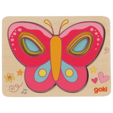 Goki Houten Puzzel Vlinders