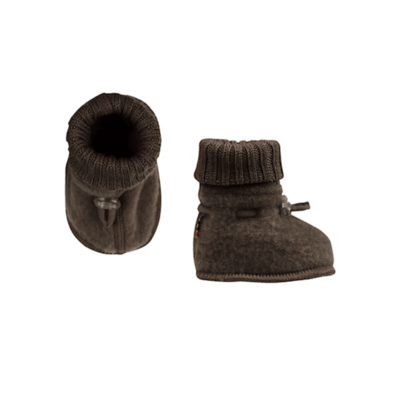Joha Baby slofjes wolfleece - Bruin