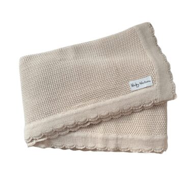 Baby Natura Dekentje natuurlijk katoen Beige Baby Natura Dekentje natuurlijk katoen Beige