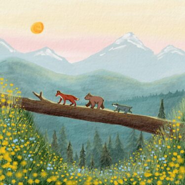 Lotte Drouen Toverplaat Animals and a crib Lotte Drouen Toverplaat Animals and a crib